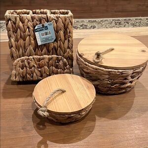 Hobby Lobby Woven Basket Set